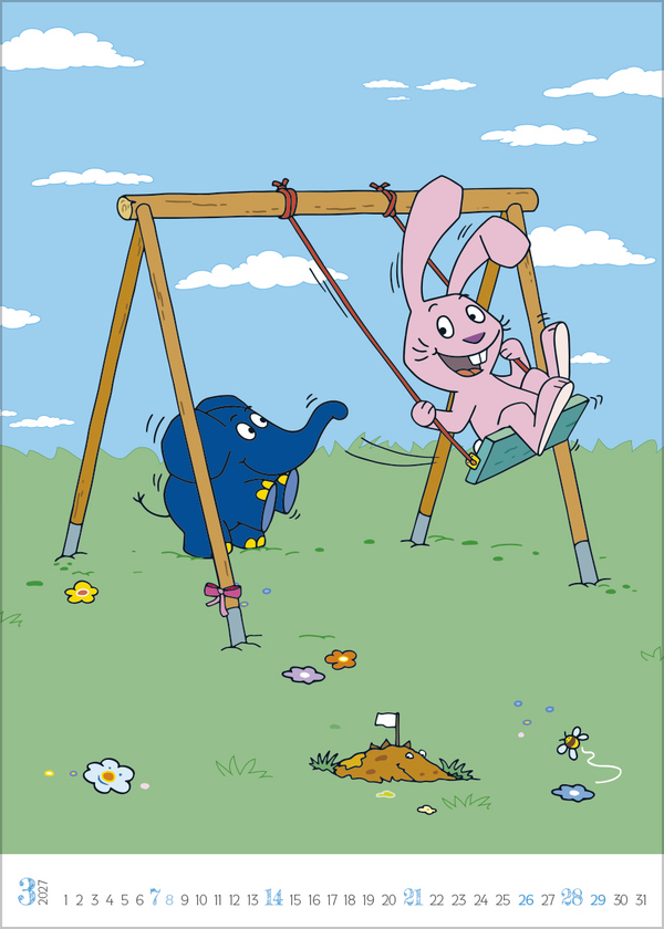 Weitere Ansicht: Der Kalender mit dem Elefanten 2027