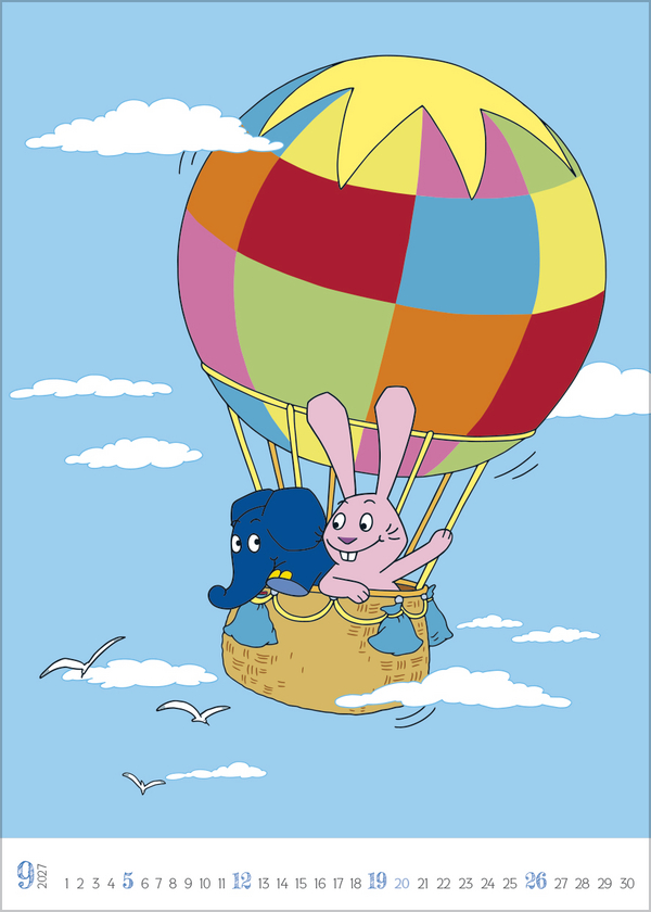 Weitere Ansicht: Der Kalender mit dem Elefanten 2027