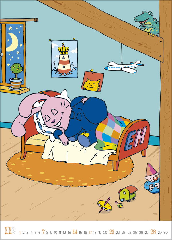 Weitere Ansicht: Der Kalender mit dem Elefanten 2027