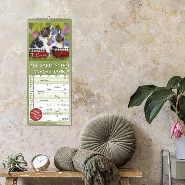 Weitere Ansicht: Auf Samtpfoten durch's Jahr 2027