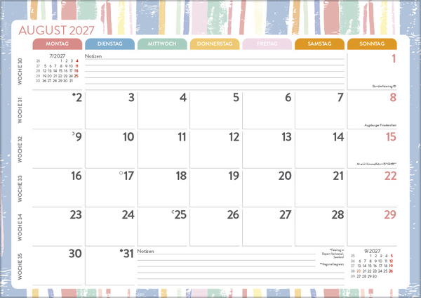 Weitere Ansicht: Mein Monatsplaner 2027