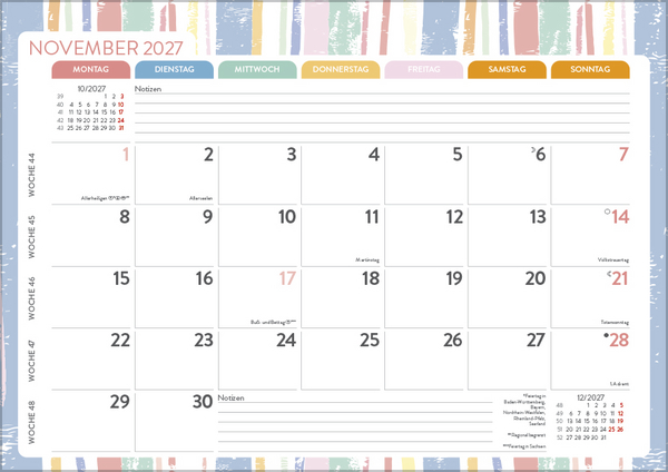 Weitere Ansicht: Mein Monatsplaner 2027