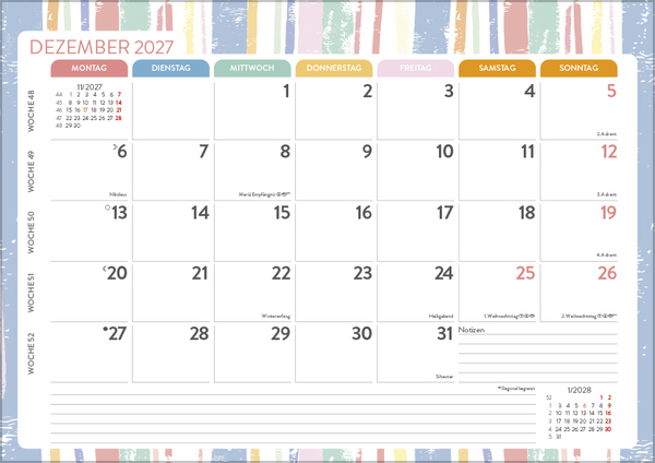 Weitere Ansicht: Mein Monatsplaner 2027