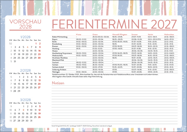 Weitere Ansicht: Mein Monatsplaner 2027