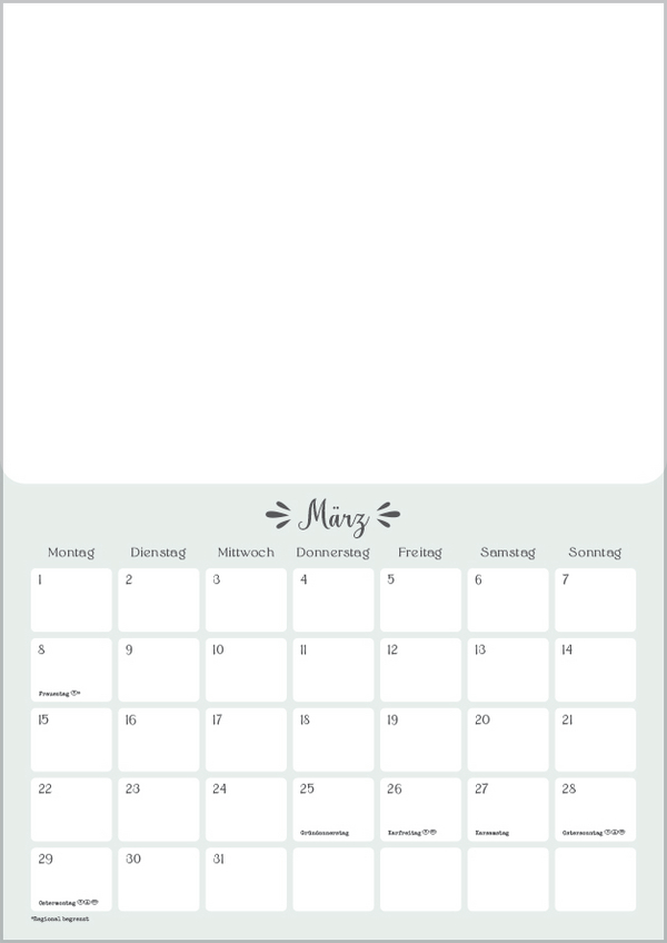 Weitere Ansicht: Foto-Malen-Basteln A4 Mint 2027