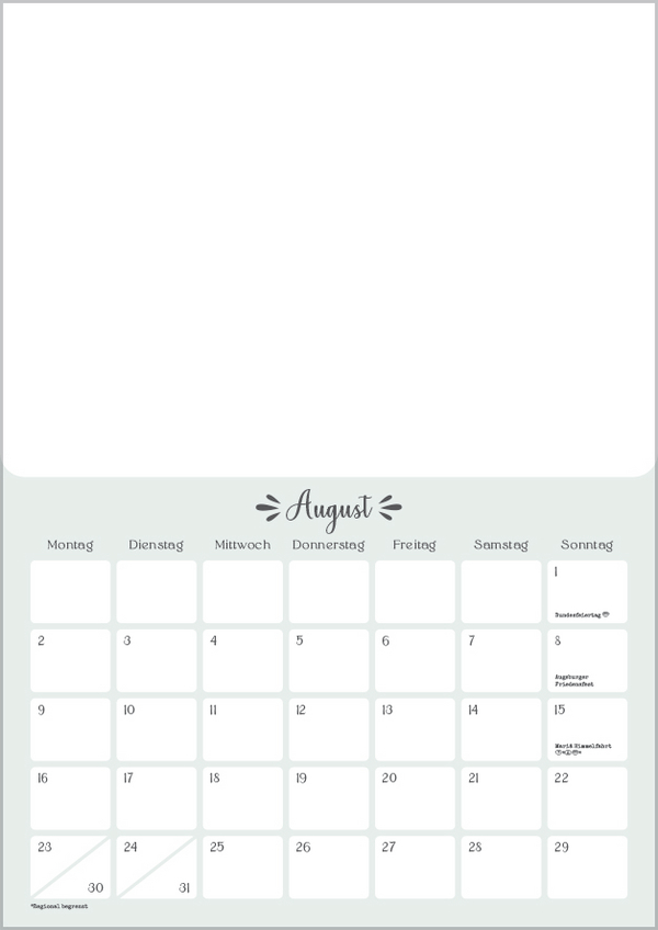 Weitere Ansicht: Foto-Malen-Basteln A4 Mint 2027