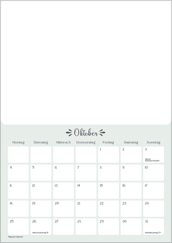 Weitere Ansicht: Foto-Malen-Basteln A4 Mint 2027