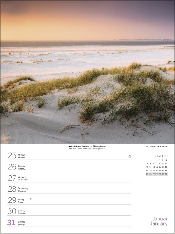 Weitere Ansicht: Nord- und Ostsee Wochenkalender 2027