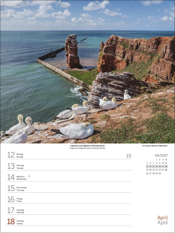 Weitere Ansicht: Nord- und Ostsee Wochenkalender 2027