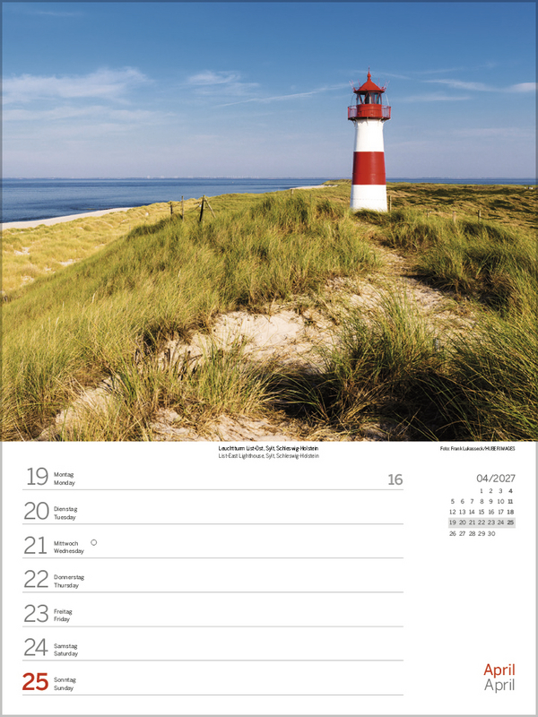 Weitere Ansicht: Nord- und Ostsee Wochenkalender 2027