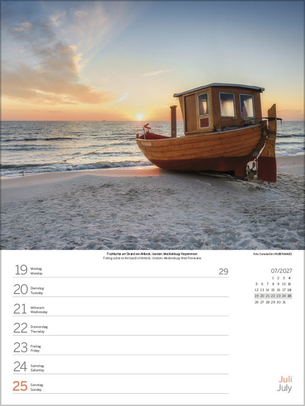 Weitere Ansicht: Nord- und Ostsee Wochenkalender 2027