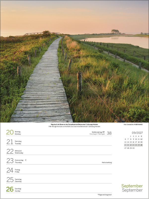 Weitere Ansicht: Nord- und Ostsee Wochenkalender 2027