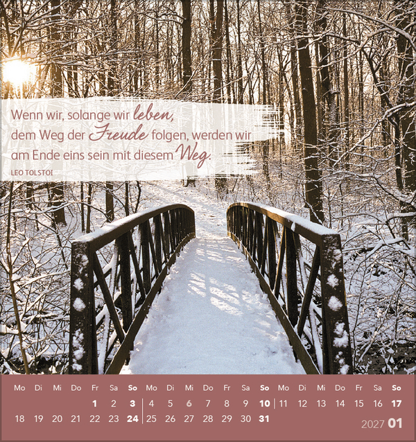 Weitere Ansicht: Genieße jeden Augenblick 2027