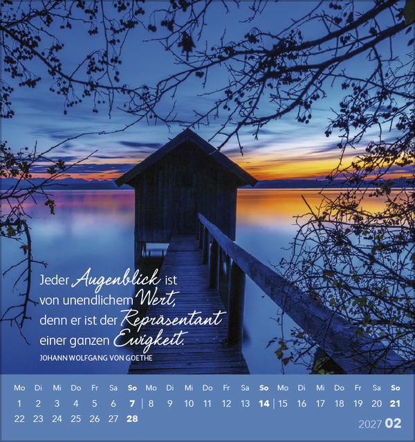 Weitere Ansicht: Genieße jeden Augenblick 2027