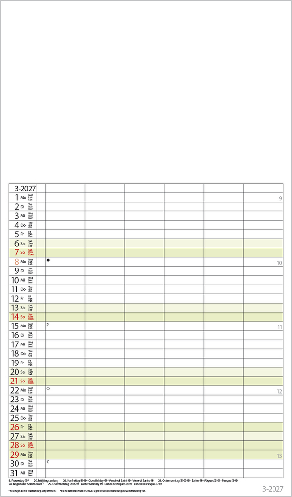 Weitere Ansicht: Foto-Malen-Basteln Familienplaner XL 2027