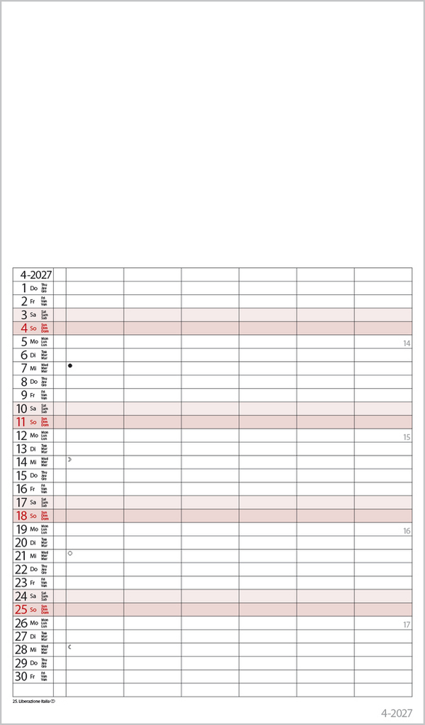 Weitere Ansicht: Foto-Malen-Basteln Familienplaner XL 2027