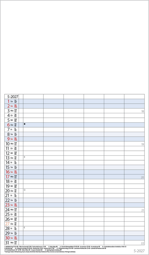 Weitere Ansicht: Foto-Malen-Basteln Familienplaner XL 2027