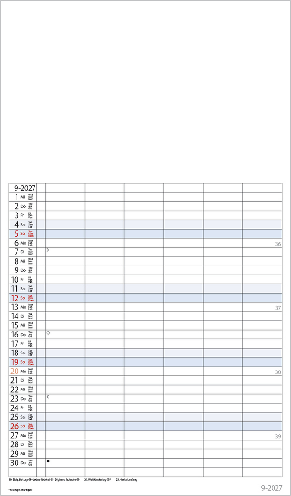 Weitere Ansicht: Foto-Malen-Basteln Familienplaner XL 2027