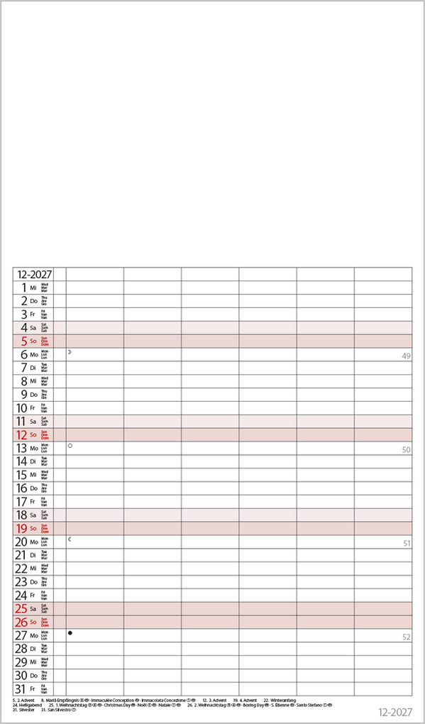 Weitere Ansicht: Foto-Malen-Basteln Familienplaner XL 2027