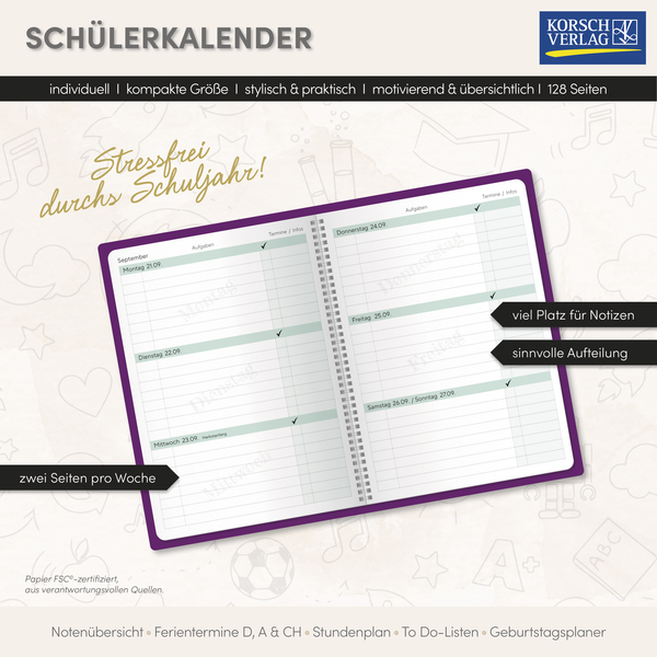 Weitere Ansicht: Schülerkalender Magic 2026/2027