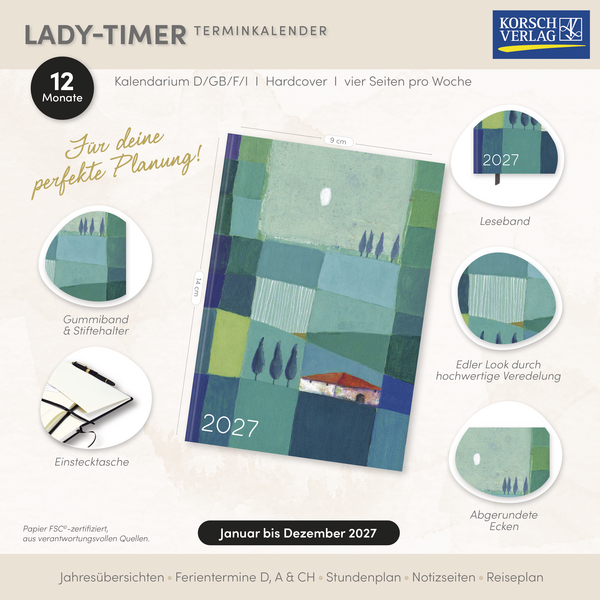 Weitere Ansicht: Lady-Timer Finca 2027 | Eugen Stross