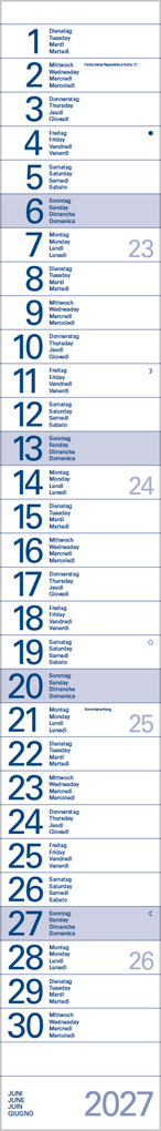 Weitere Ansicht: Streifentimer 2027