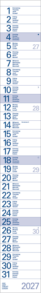 Weitere Ansicht: Streifentimer 2027