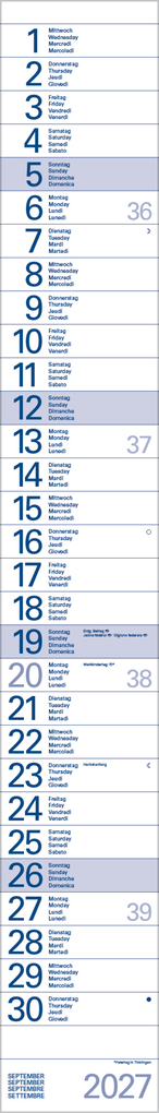 Weitere Ansicht: Streifentimer 2027