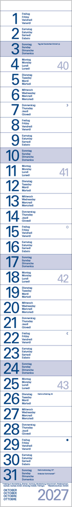 Weitere Ansicht: Streifentimer 2027