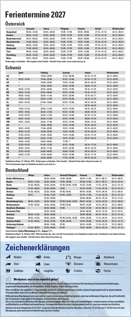 Weitere Ansicht: Mond-Planer 2027