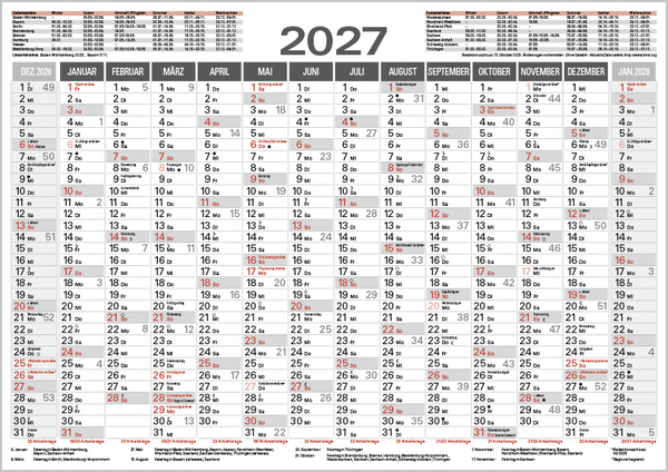 Weitere Ansicht: Tafelkalender A4 2027