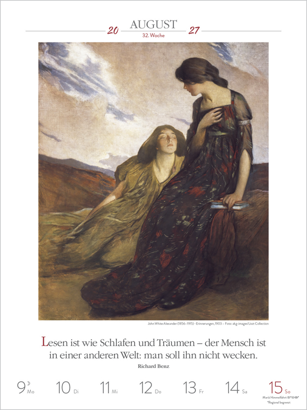 Weitere Ansicht: Literaturkalender Frauen lieben Lesen 2027