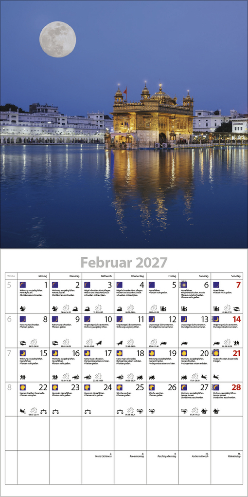 Weitere Ansicht: Der große Mondplaner 2027