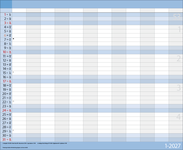 Weitere Ansicht: Teamplaner 2027