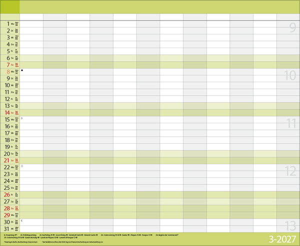 Weitere Ansicht: Teamplaner 2027