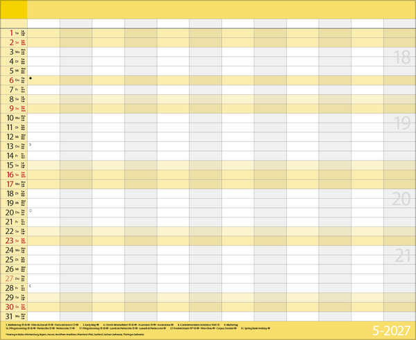 Weitere Ansicht: Teamplaner 2027