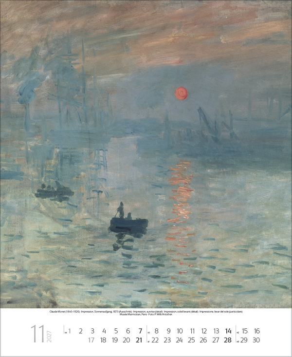 Weitere Ansicht: Claude Monet 2027 | Claude Monet