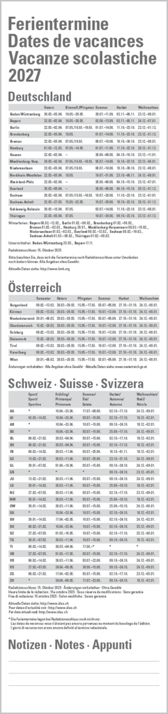 Weitere Ansicht: Streifenplaner Compact Grün 2027