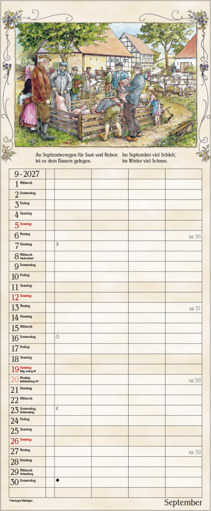 Weitere Ansicht: Bauernkalender 2027
