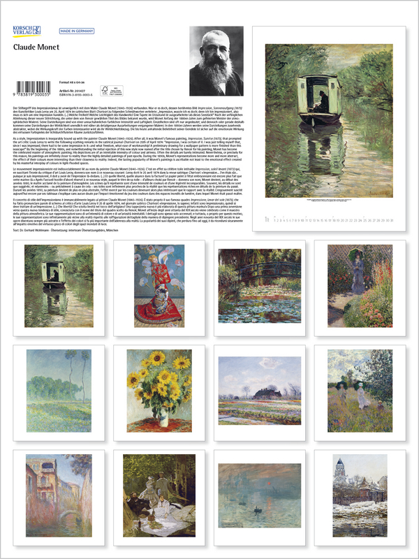 Weitere Ansicht: Claude Monet 2027 | Claude Monet
