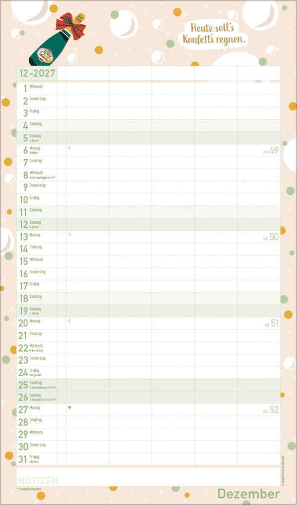 Weitere Ansicht: Glücksmomente 2027