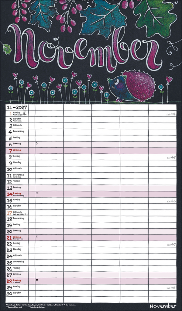 Weitere Ansicht: Lovely Chalk Timer 2027