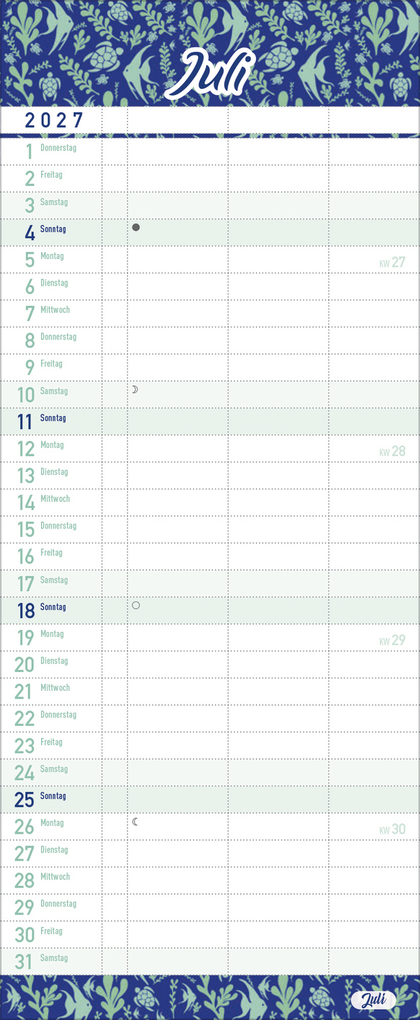 Weitere Ansicht: Familientimer Alles ist planbar 2027
