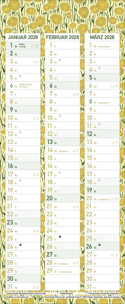 Weitere Ansicht: Familientimer Alles ist planbar 2027