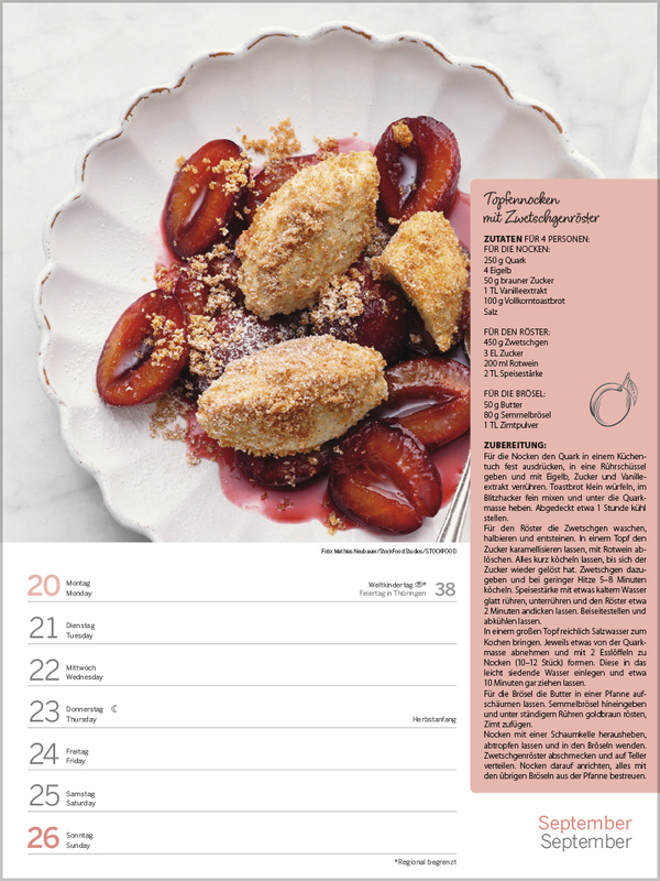 Weitere Ansicht: Saisonale und regionale Genussrezepte 2027