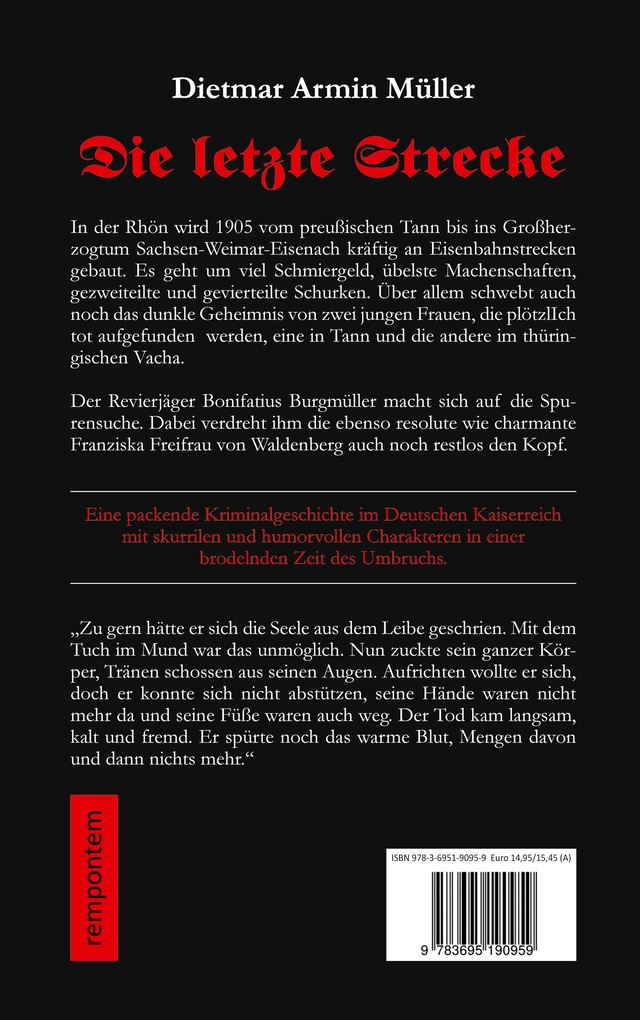 Weitere Ansicht: Die letzte Strecke | Dietmar Armin Müller
