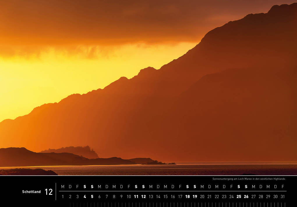 Weitere Ansicht: Schottland Premiumkalender 2027