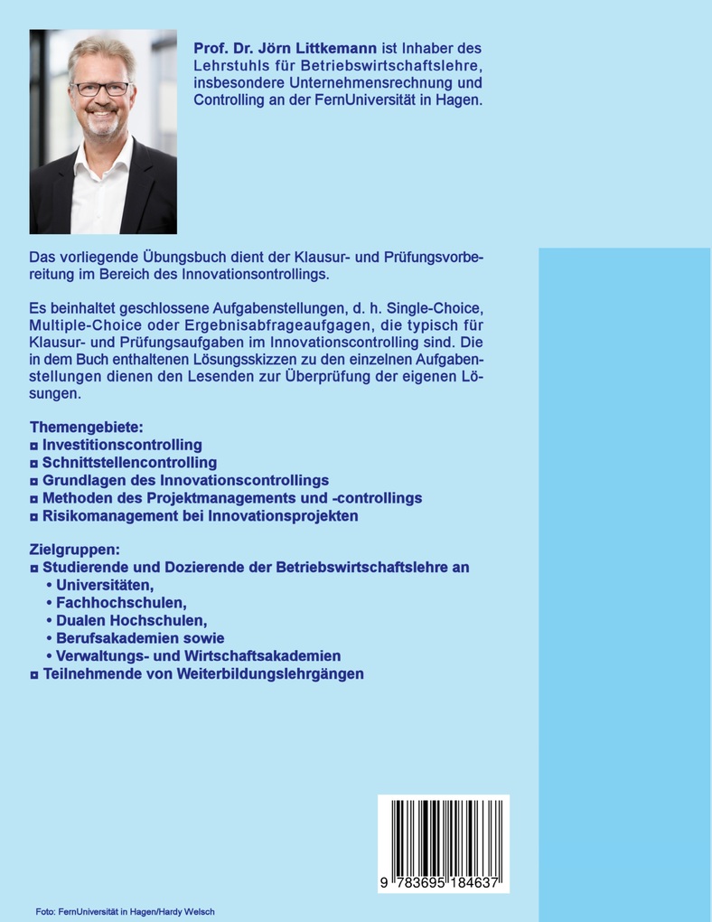 Weitere Ansicht: Übungen zum Controlling | Jörn Littkemann, Janina Matern, Michael Holtrup, Kristopher Pantani, Matthias Pfister