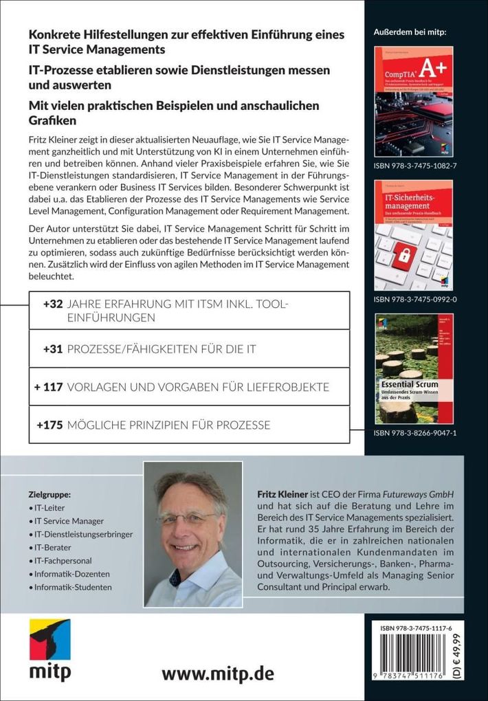 Weitere Ansicht: IT Service Management | Fritz Kleiner