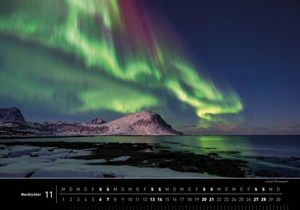 Weitere Ansicht: Nordlichter Premiumkalender 2027 | Robert Haasmann